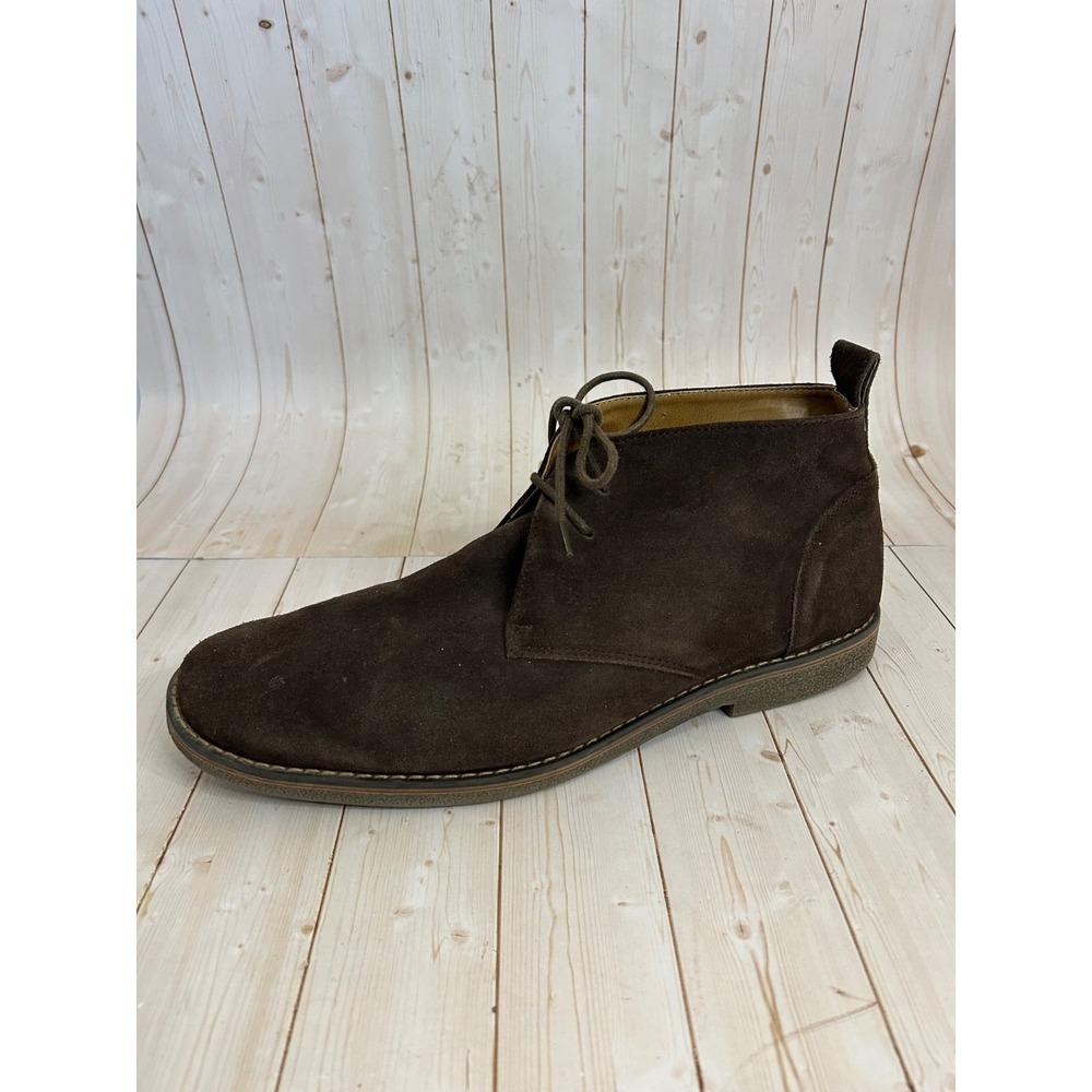 G.H. Bass Radley Chukka Desert Ankle Boot Suede Chocolate Brown Men's 13 - Picture 6 of 9